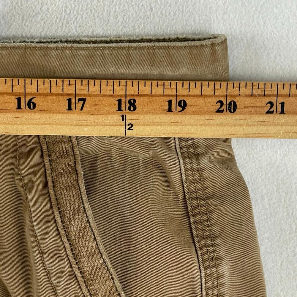 VTG 2007 Old Navy Mens Cargo Shorts SZ 40 Khaki Tan Cotton Twill Flap Pockets - Picture 8 of 13
